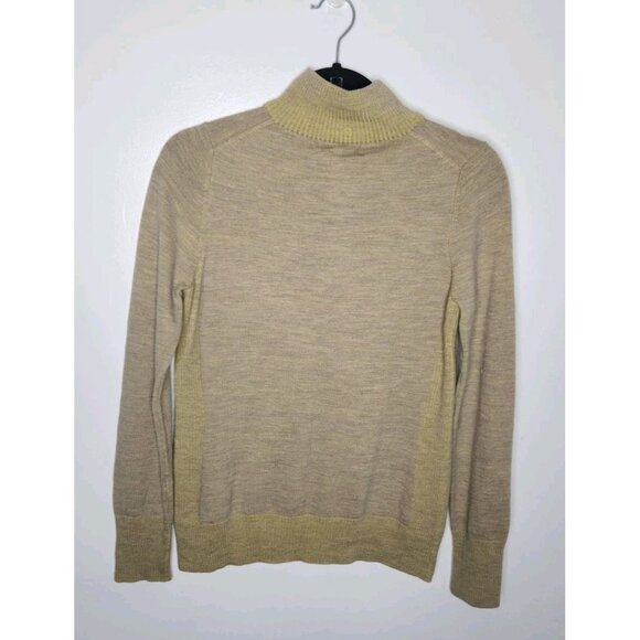 Patagonia Merino Wool Quarter Zip Pullover Sweater Women Size M - Picture 3 of 4